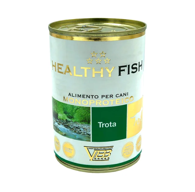 Консерва Healthy Meat монопротеиновая, паштет с форелью, для собак, 400 г