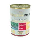 Консерва Healthy Meat монопротеиновая, паштет с лососем и рисом для собак, 400 г