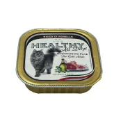 Влажный корм Healthy All Days монопротеиновый, паштет с ягнятиной, для кошек, 100 г