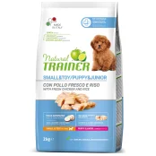Полноценный рацион Trainer Natural Super Premium для щенков мелких пород в возрасте от 1 до 10 месяцев, 2 кг