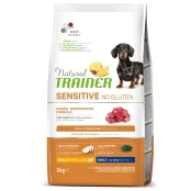 Корм Natural Trainer Dog Sensitive Small & Toy для дорослих собак дрібних порід, з ягням, 2 кг