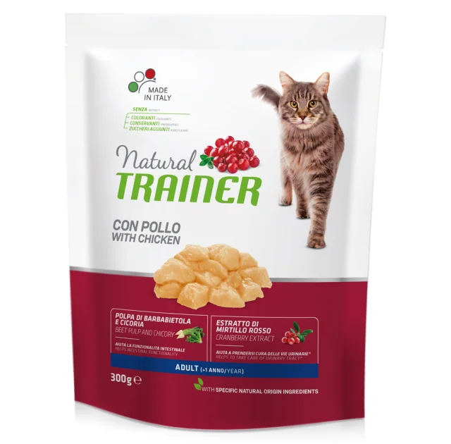 Корм Trainer Natural Super Premium для взрослых кошек в возрасте от 1 года, с курятиной, 300 г