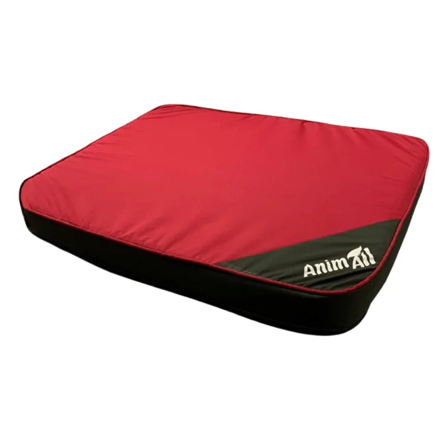 Лежанка AnimAll Max S HOT RED для собак і котів, червона, 60×50×6 см