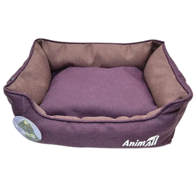 Лежанка AnimAll Anna M Dark Violet для собак і котів, фіолетова, 55×43×17 см