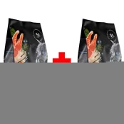 Сухий корм для довгошерстих котів Savory, зі свіжим лососем і білою рибою, 400 + 400 г