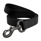 Повідець Waudog Waterproof для собак, водостійкий, розмір S, 15 мм/305 см, чорний
