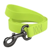 Повідець Waudog Waterproof для собак, водостійкий, розмір S, 15 мм/305 см, салатовий