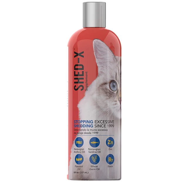 Добавка SynergyLabs Shed-X Cat проти линьки, для шерсті котів, 45 мл