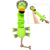 Інтерактивна м'яка іграшка Flamingo Neon Lion для цуценят, з пищалки, 60 см