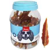 Лакомство Wanpy Chicken Insert Rawhide рулет из вяленой курицы и сыромятной кожи, для собак, 850 г