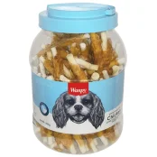 Лакомство Wanpy Chicken Jerky & Rawhide Twists палочка с вяленой курицей, для собак, 800 г