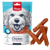 Лакомство Wanpy Chicken Sausages куриные сосиски, для собак, 100 г