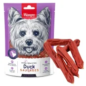 Лакомство Wanpy Duck Sausages сосиски из мяса утки, курицы и утиной печени, для собак, 100 г