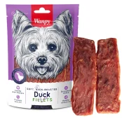 Лакомство Wanpy Soft Duck Fillets вяленое филе утки, для собак, 100 г