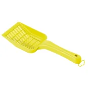 Лопатка для наповнювача Moderna Scoopy Small Grid, лимонний, 27.8×10.3×4.3 см