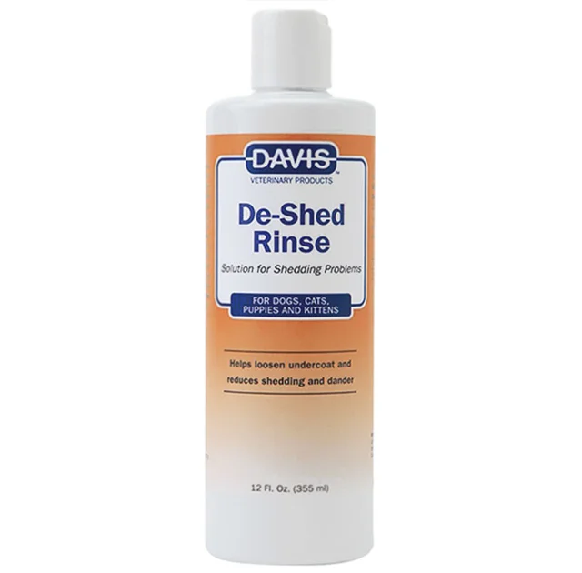 Ополаскиватель Davis De-Shed облегчающий линьку, для собак и кошек, концентрат, 355 мл