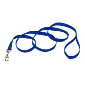 Поводок Coastal Nylon Training для собак, нейлон, синий, 180×2.5 см