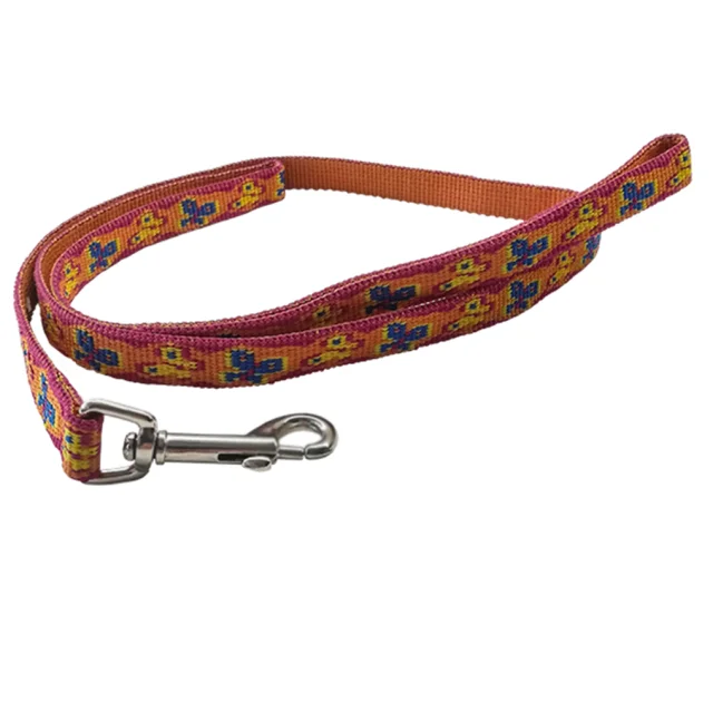 Повідець Coastal Pet Attire Weave для собак, нейлон, принт метелики, коричневий, 120×1.6 см