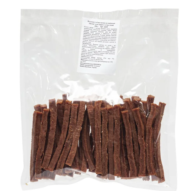 Лакомство Кронтес палочки из мяса утки по пекински, для собак, 250 г