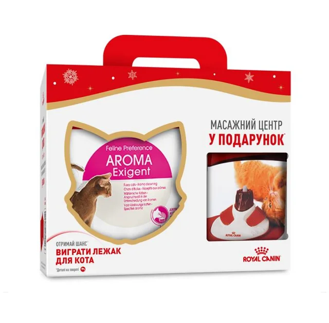 Сухой корм Royal Canin Aroma Exigent для кошек привередливых к аромату, 4 кг + массажный центр в подарок