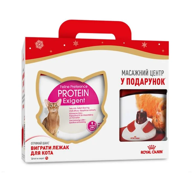 Сухой корм Royal Canin Exigent Protein для привередливых кошек, 4 кг + массажный центр в подарок