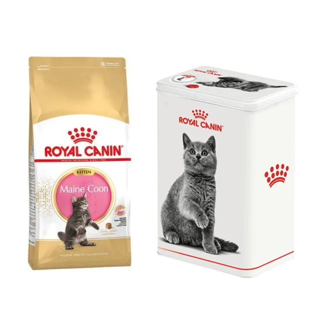 Сухой корм Royal Canin Maine Coon Kitten для котят мейн-кунов до 15 месяцев, 2 кг + контейнер в подарок