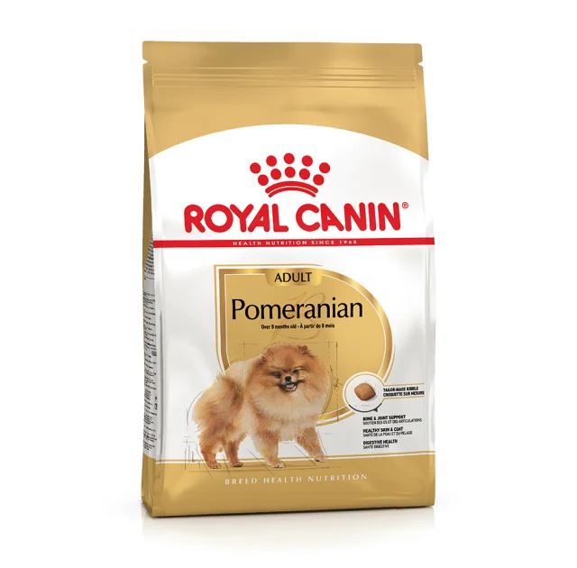 Сухой корм Royal Canin Pomeranian Adult для взрослых собак породы померанский шпиц, 500 г