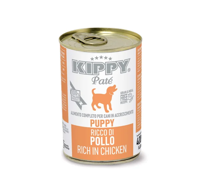 Консервы Kippy Pate Chicken Puppy для щенков, паштет с курицей, 400 г