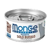 Консерви Monge Cat Monoprotein для котів, пластівці з м'яса буйвола, 80 г