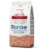 Сухий корм Monge Dog Mini Adult для дорослих собак малих порід, лосось з рисом, 2.5 кг