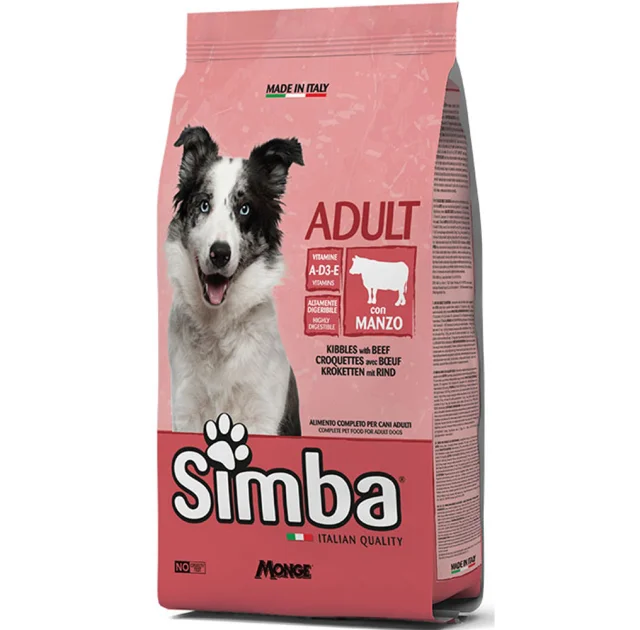 Сухой корм Simba Dog для собак, с говядиной, 20 кг