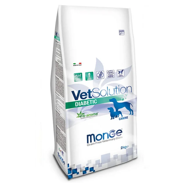 Сухий корм Monge VetSolution Diabetic canine для собак з цукровим діабетом, 2 кг