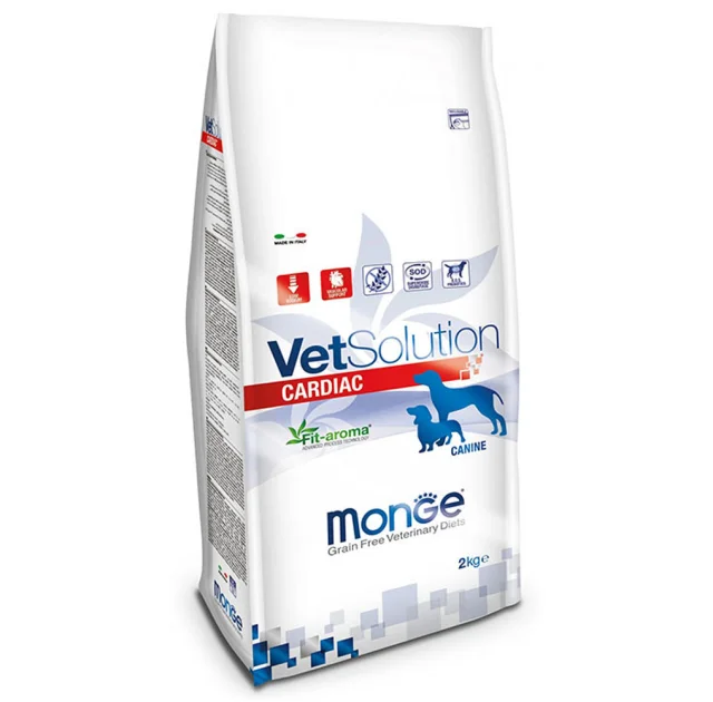 Сухий корм Monge VetSolution Cardiac canine для підтримки функцій серця у собак, 2 кг