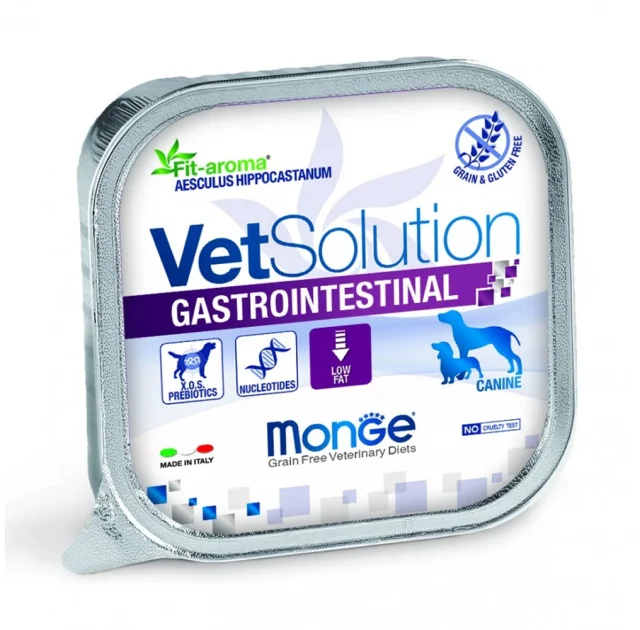 Консервы Monge VetSolution Gastrointestinal canine для собак с проблемой с пищеварением, 150 г