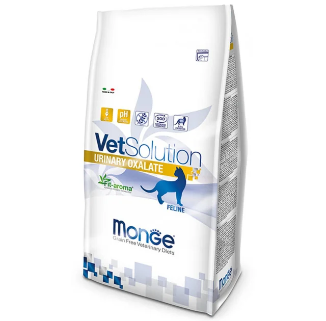 Сухий корм Monge VetSolution Urinary Oxalate feline для котів із сечокам'яною хворобою, 400 г