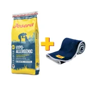 Сухий корм Josera Adult Hypoallergenic для дорослих собак, 15 кг, плед у подарунок