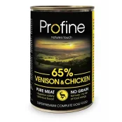 Вологий корм Profine Dog для собак, з олениною та куркою, 400 г