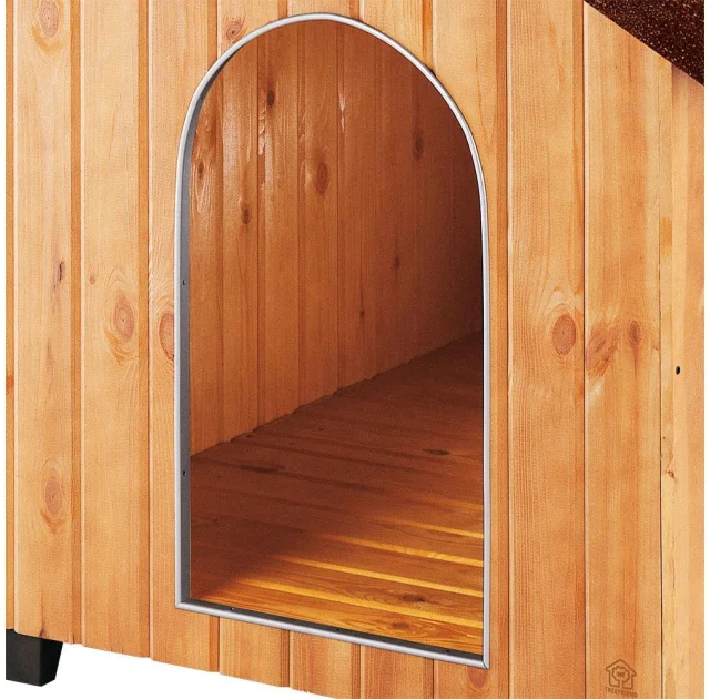 Деревянная будка Ferplast Domus Medium для собак, 73x85x67,5 см