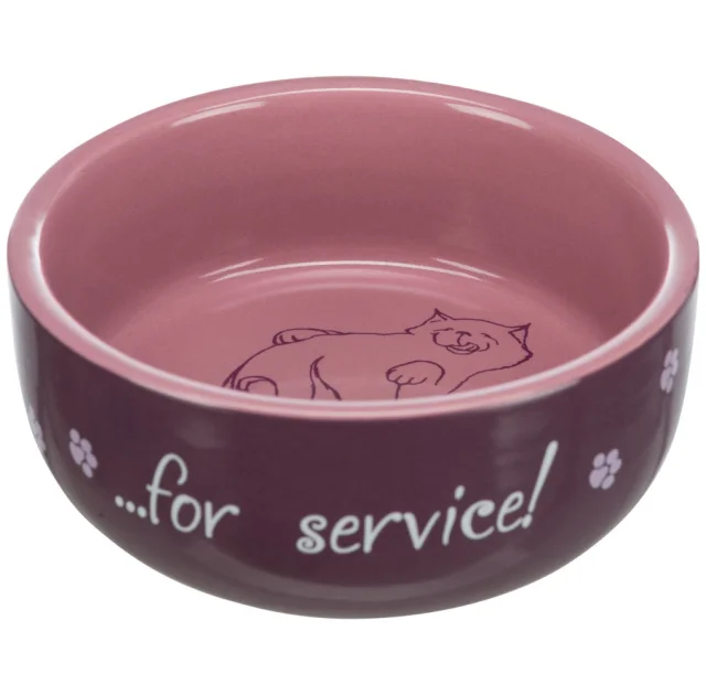 Миска Trixie Thanks for Service для кошек, керамика, 0,3 л/11 см