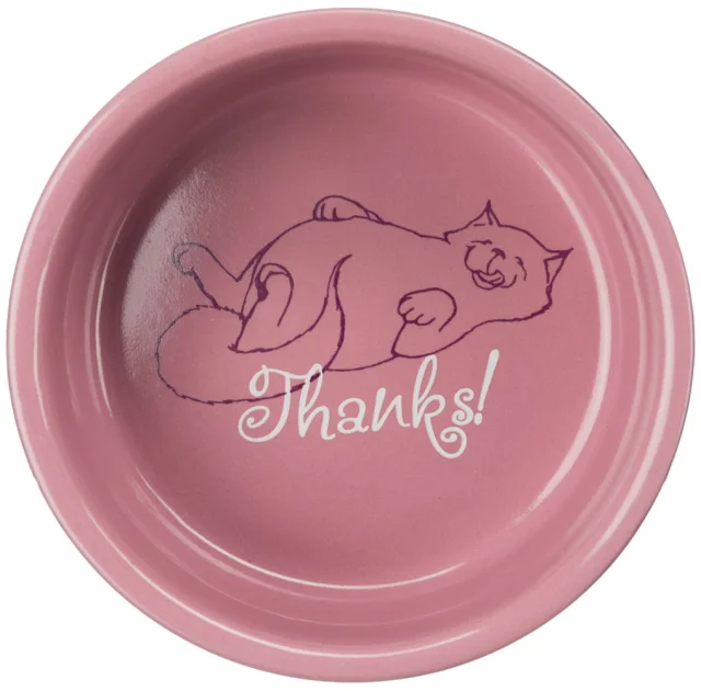 Миска Trixie Thanks for Service для кошек, керамика, 0,3 л/11 см