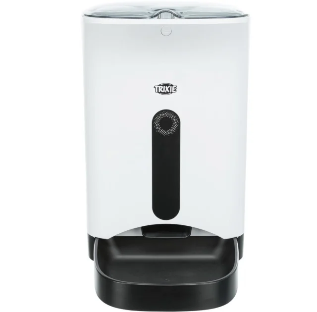 Автоматична годівниця Trixie TX8, 4.3 л, 24 × 38 × 19 см, білий / чорний