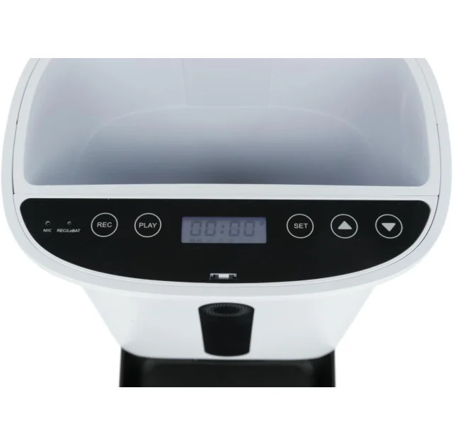 Автоматична годівниця Trixie TX8, 4.3 л, 24 × 38 × 19 см, білий / чорний