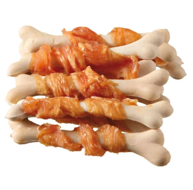 Лакомство Trixie Chickies для собак, кальций с куриной грудкой, 100 г