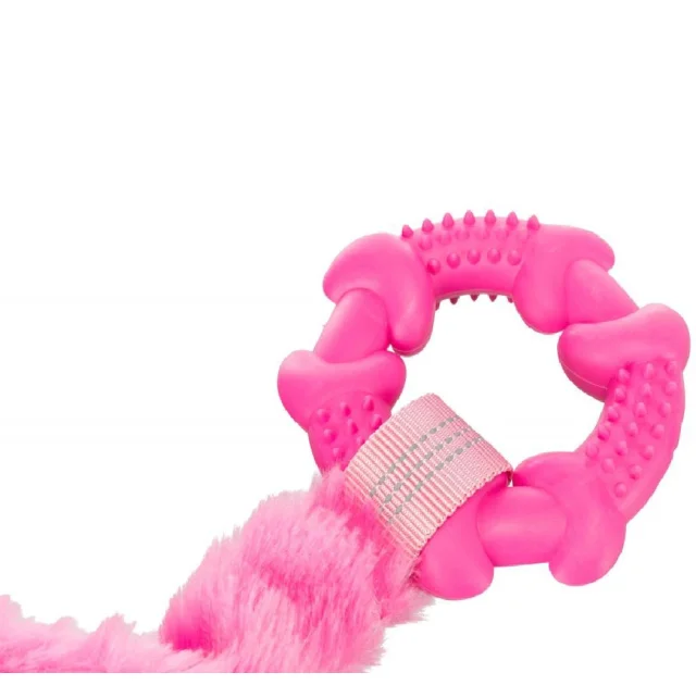 Игрушка Trixie Bungee Tugger с кольцом, для собак, 10 см, 56 см