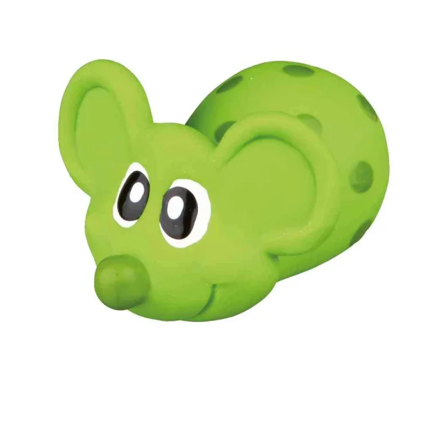 Игрушка Trixie для собак, мышь в горошек, латекс, 8 см