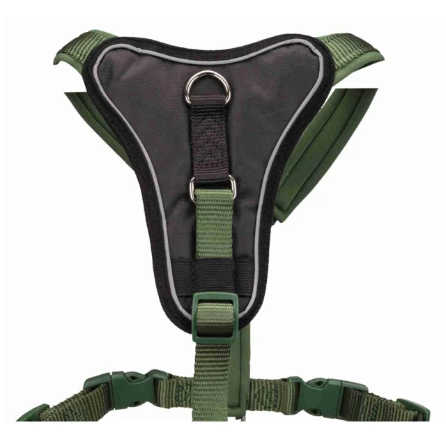 Шлея Trixie Premium Y-Harness для собак, 33-42 см, 10 мм, размер XS, лесной