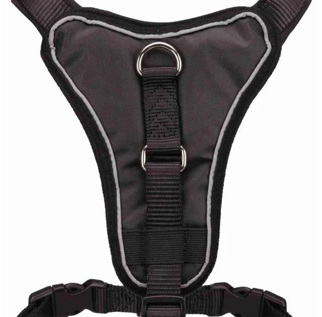 Шлея Trixie Premium Y-Harness для собак, 95-120 см, 25 мм, розмір XL-XXL, чорний