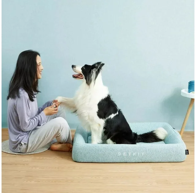 Кровать Petkit Four Season Pet Bed S, для собак, голубой, 51×39×10.5 см