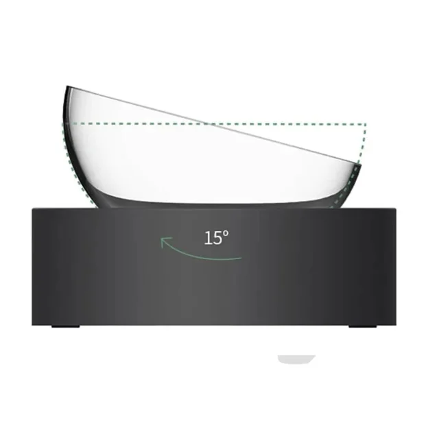 Миски Petkit Fresh Nano Pet Cat One Bowl Stand металлические на подставке, для кошек, чёрные, 480 мл