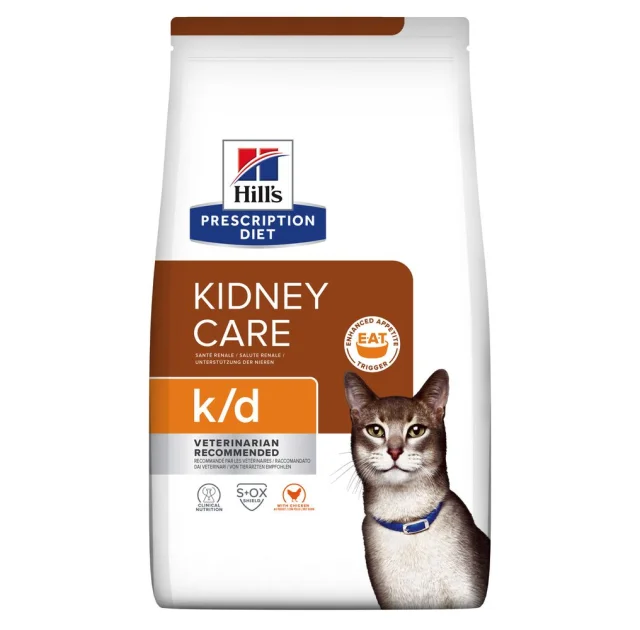 Сухий корм Hill's Prescription Diet Feline для кішок із захворюванням нирок і серцевої недостатності, 400 г
